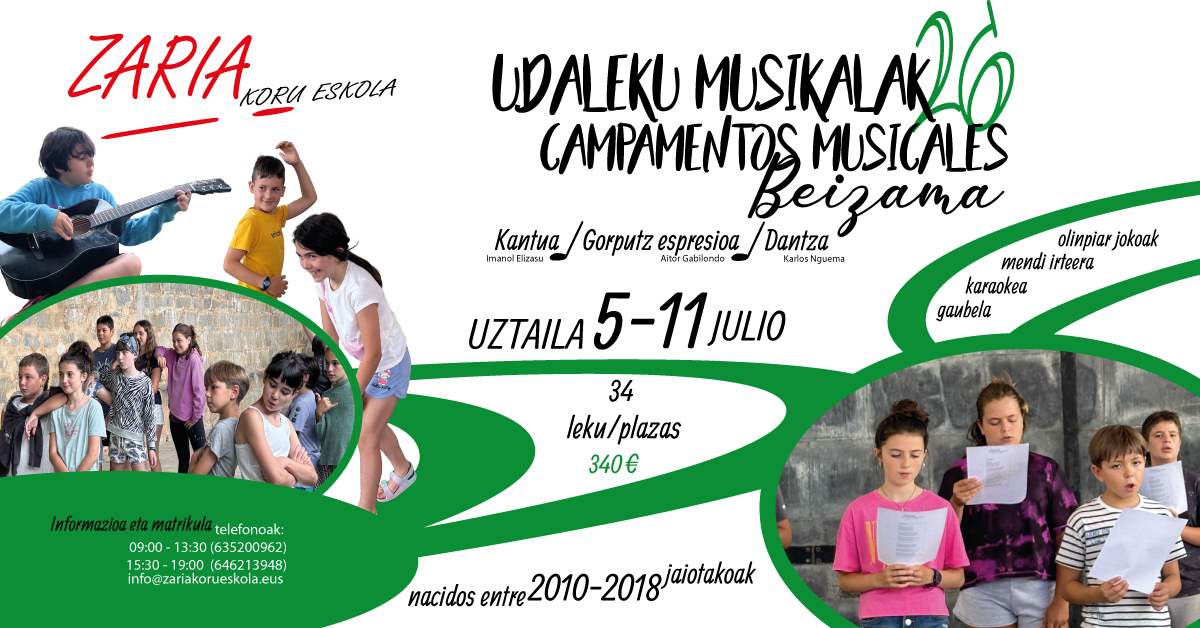 Campamento Musical Zaria